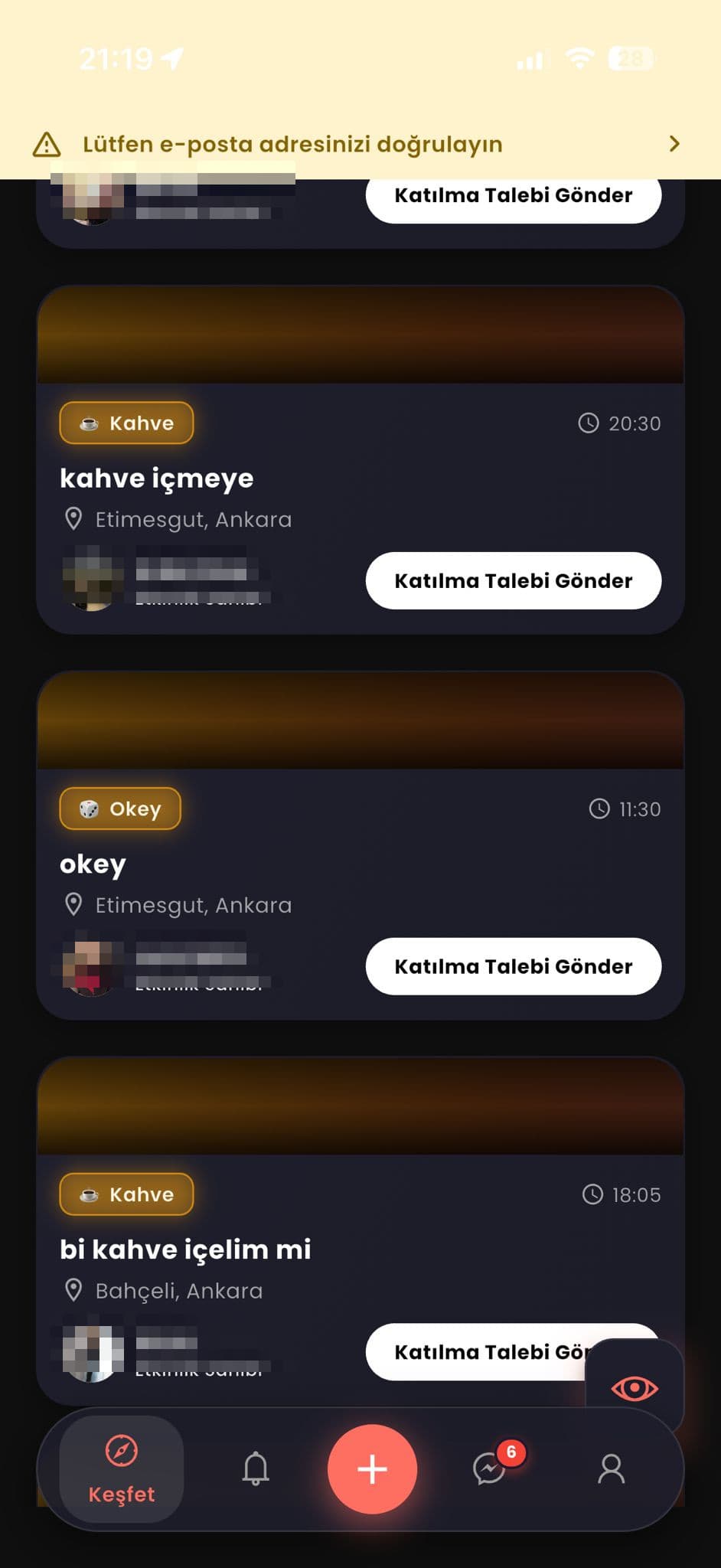Asking to join